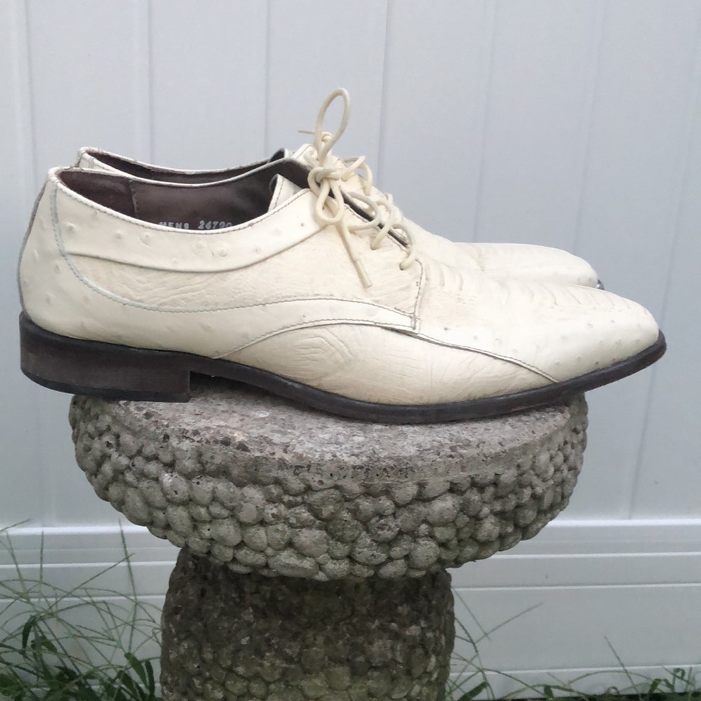 Stacy Adams Men’s Ivory Dress Up Shoes Size : 12M - Picture 6 of 13